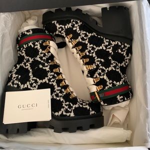 gucci magnum leather moto boots